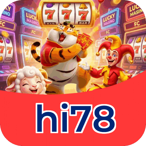 Interface do aplicativo hi78 mostrando jogos disponíveis no iOS e Android
